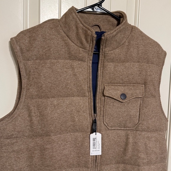 Johnnie-o Mo Vest Camel medium new - Picture 2 of 7